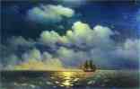 Ivan Aivazovsky. Meeting of the Brig Mercury with the Russian Squadron After the Defeat of Two Turkish Battleships.