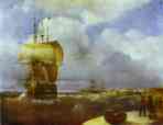 Ivan Aivazovsky. The Great Roads at Kronstadt.