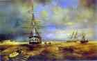 Ivan Aivazovsky. The Roads at Kronstadt.