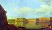 Fedor Alekseev. View of the Palace Sea-Front from the Fortress of St. Peter and Paul.