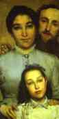 Sir Lawrence Alma-Tadema. Dalou, His Wife and His Daughter.