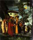 Albrecht Altdorfer. The Departure of St. Florian.