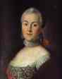 Aleksey Antropov. Portrait of Grand Duchess Catherine Alekseevna, Future Empress Catherine II the Great.