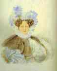Alexander Brulloff. Portrait of C. I. Zagriazhskaya.