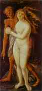 Hans Baldung. Girl and Death.