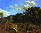 Frédéric Bazille. Landscape at Chailly.