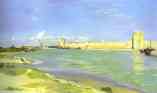 Frédéric Bazille. Mall of Aigues-Mortes.