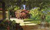 Frédéric Bazille. The Terrace at Méric (Oleander).