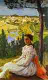 Frédéric Bazille. View of the Village of Castelnau-le-Lez.