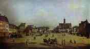 Bernardo Bellotto. The New Market Square in Dresden.