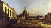 Bernardo Bellotto. The New Market Square in Dresden.