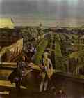 Bernardo Bellotto. Kaunitz Palace and Park in Vienne. Detail.