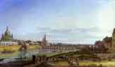 Bernardo Bellotto. Dresden from the Right Bank of the Elbe above the Augustus Bridge.