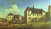 Bernardo Bellotto. Courtyard of the Castle at Köningstein from the South.