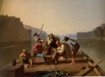 George Caleb Bingham. Raftsmen Playing Cards.