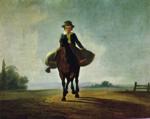 George Caleb Bingham. The Mill Boy: The Boonville Juvenile Clay Club Banner.