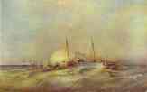Alexey Bogoliubov. Battle of the Ship Vesta with the Turkish Ironclad Fetkhi-Buland in the Black Sea, 11 July 1877.