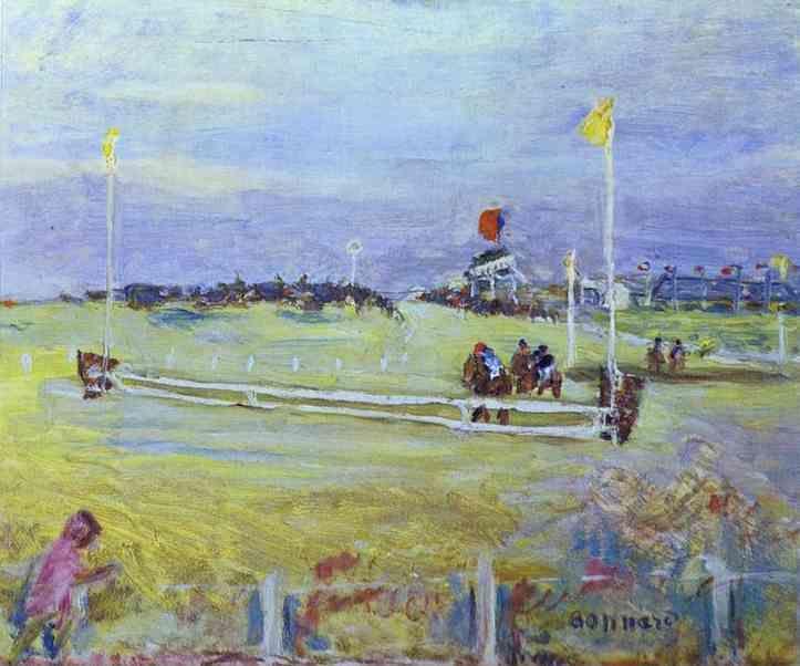 Pierre Bonnard. Race at Bologne.