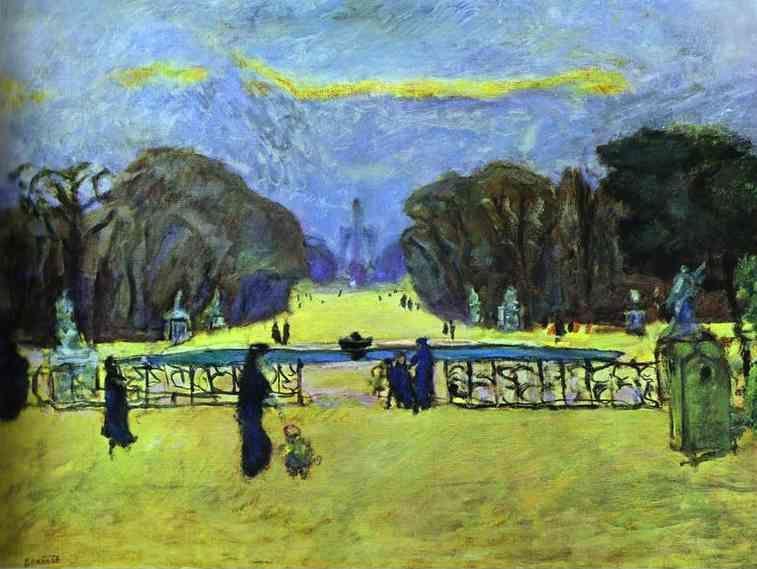 Pierre Bonnard. Gardens of Tuileries.