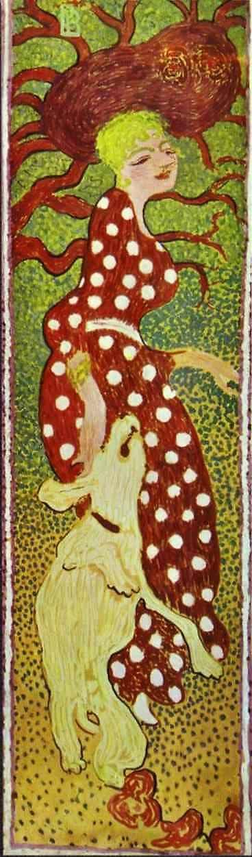 Pierre Bonnard. Woman in a Polka-Dot Dress.