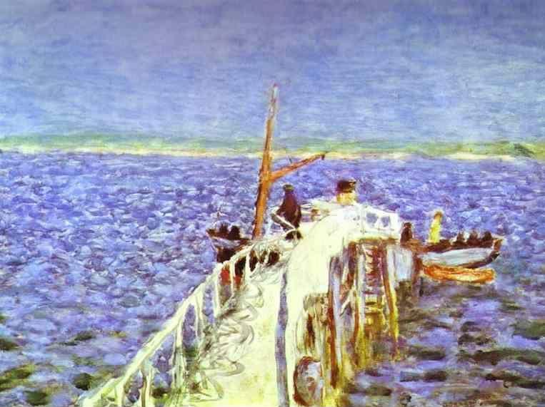 Pierre Bonnard. Landing Stage.