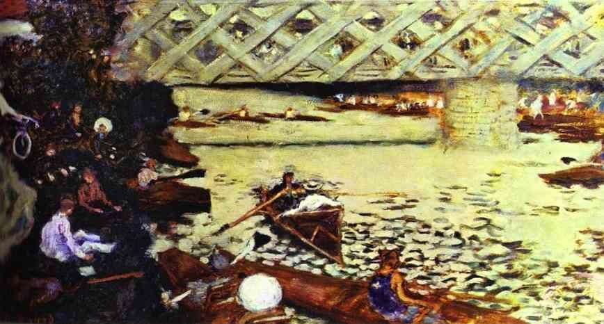 Pierre Bonnard. Le Canotage a Chatou.