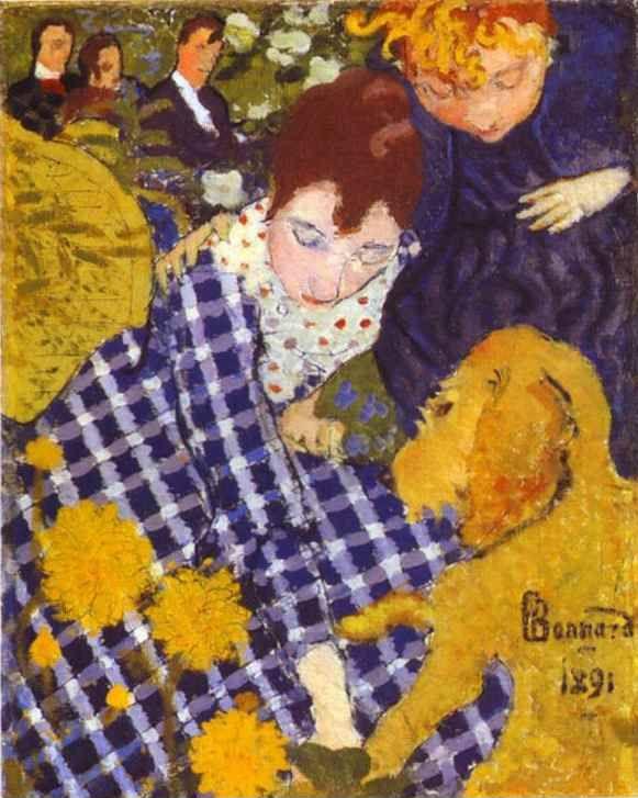 Pierre Bonnard. Woman with Dog.
