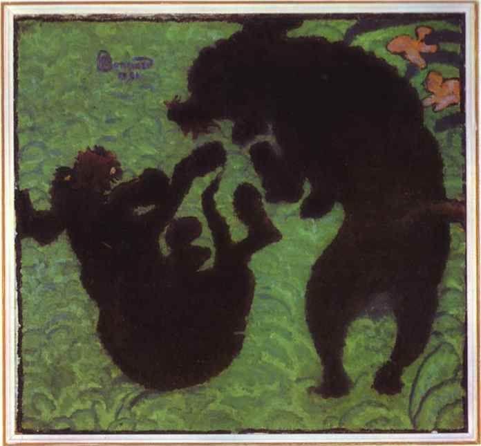 Pierre Bonnard. Two Poodles.