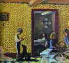 The Terrasse Children with Black Dog.