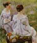 Victor Borisov-Musatov. Two Ladies.