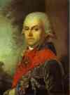 Vladimir Borovikovsky. Portrait of D. P. Troschinsky.