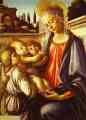 Alessandro Botticelli. Madonna and Child and Two Angels.