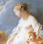 François Boucher. Venus at Vulcan's Forge. Detail.