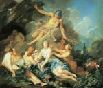 François Boucher. Mercury Confiding the Infant Bacchus to the Nymphs.