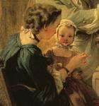 François Boucher. Le Dejeuner / The Breakfast. Detail.