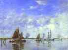 Eugène-Louis Boudin. The Meuse at Dordrecht.