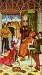 Dieric Bouts the Elder. The Empress's Ordeal by Fire in front of Emperor Otto III.