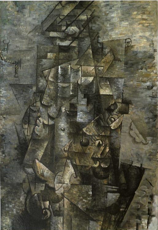 Georges Braque. Man with a Guitar.