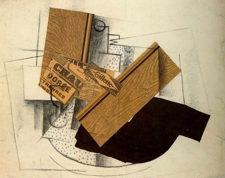 Georges Braque. Still Life on a Table: "Gillette".