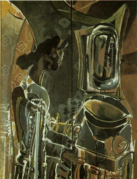 Georges Braque. Woman at the Mirror.