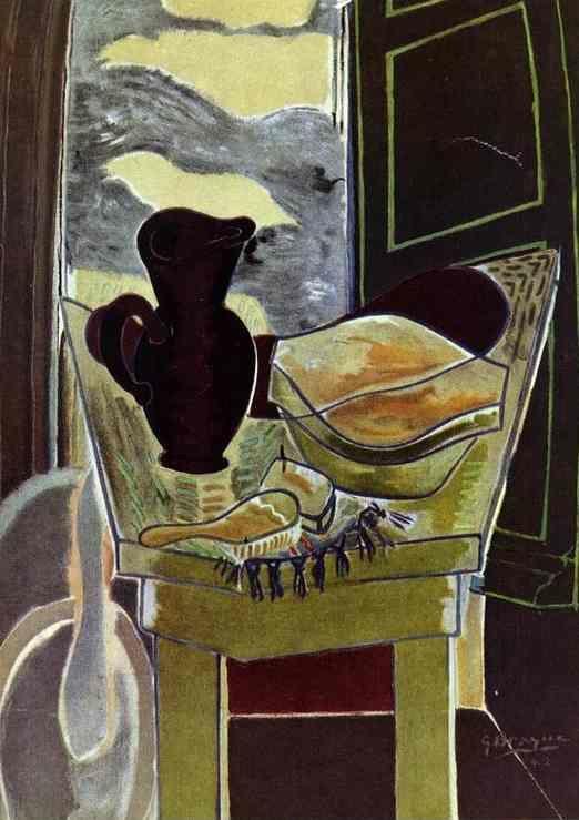 Georges Braque. Toilette devant la fenetre.