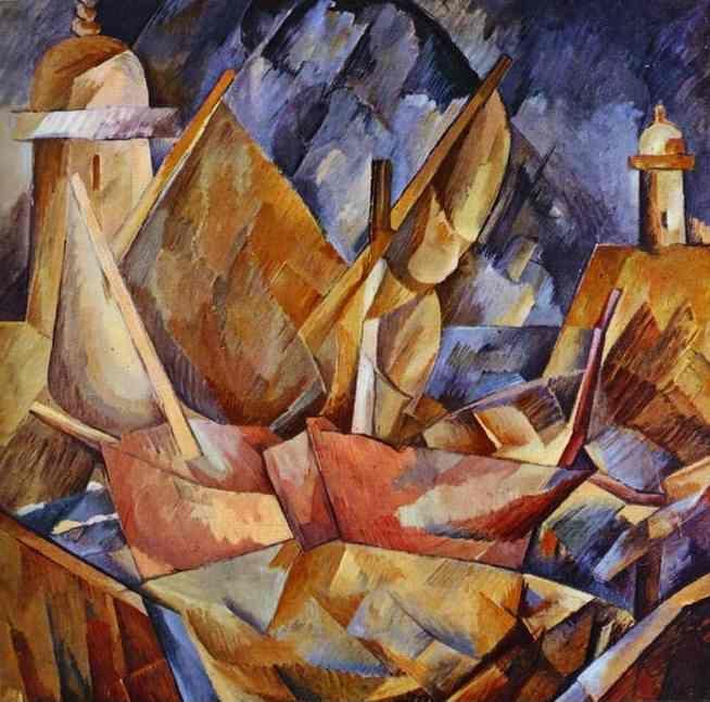 Georges Braque. Harbor in Normandy.