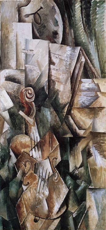 Georges Braque. Violin on Palette.