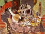 Still Life with Music Scroll.
