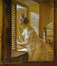 Karl Brulloff. Italian Woman Blowing a Kiss.