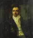 Karl Brulloff. Portrait of the Secretary of State Piotr Kikin.