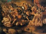 Agnolo Bronzino. Martyrdom of the Ten Thousand Martyrs. Detail.