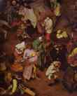 Pieter Bruegel the Elder. The Fight between Carnival and Lent. Detail.