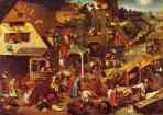 Pieter Bruegel the Elder. The Flemish Proverbs.