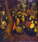 Pieter Brueghel the Younger. The Testimony of John the Baptist. Detail.